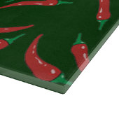 chilipepers patroon snijplank (Hoek)