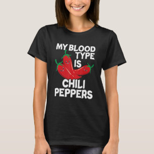 Chilipepers Rode Hete Pittige Peper Eet Mexicaans T-shirt