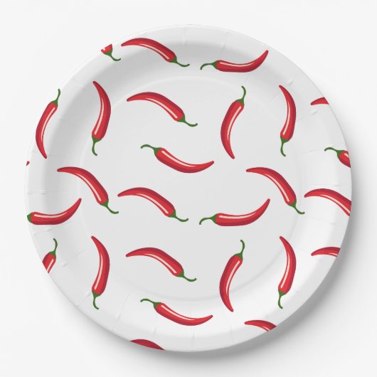 Chilipeppar Papieren Bordje (Voorkant)