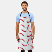 Chilipeppar Schort (Gedragen)