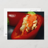 chilipezaad, stilleven briefkaart (Voorkant / Achterkant)