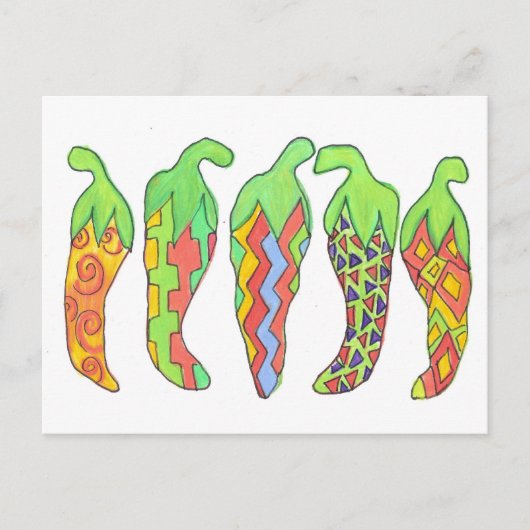 Chilis Incognito Briefkaart (Voorkant)