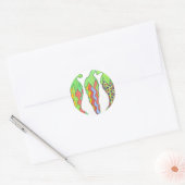 Chilis Incognito Ronde Sticker (Envelop)