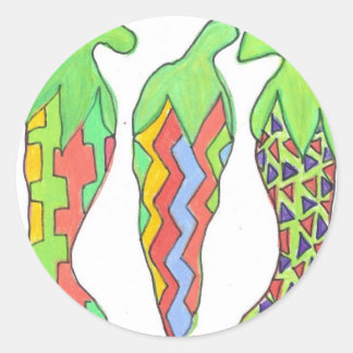 Chilis Incognito Ronde Sticker