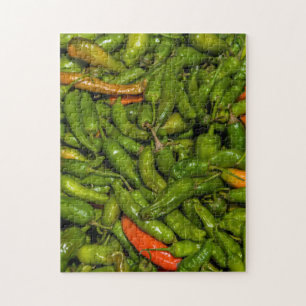 Chili's Te Koop Op Markt Legpuzzel
