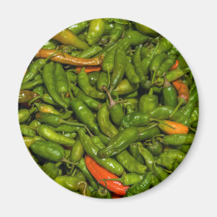 Chili's Te Koop Op Markt Magneet