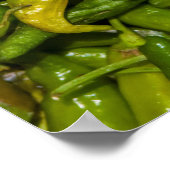 Chili's Te Koop Op Markt Poster (Hoek)