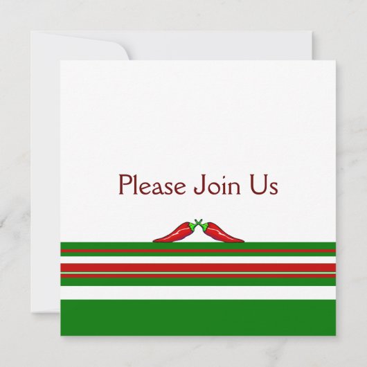 Chilitini Cinco de Mayo Fiesta Party Kaart (Achterkant)