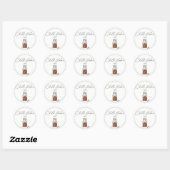 Chilivlokken Ronde Sticker (Vel)