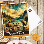 Chilkoot Lake, Alaska |  schilderij Briefkaart