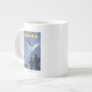 Chilkoot Pass, Alaska goudzoekers Grote Koffiekop
