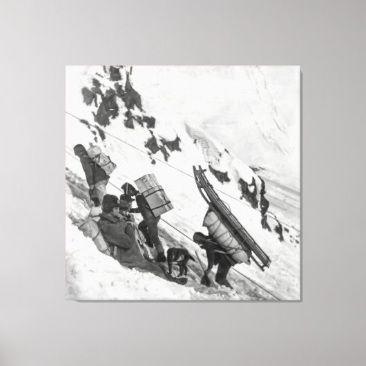 Chilkoot - Yukon Gold Rush 1898 Canvas Afdruk (Voorkant)