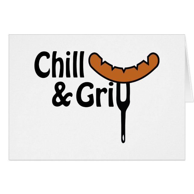 Chill and grill (Voorkant Horizontaal)