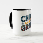 Chill and Grill Mok - Ideaal voor BBQ liefhebbers (Voorkant links)