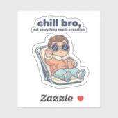 Chill Baby Funny Quote Sticker – Cool Toddler (Vel)