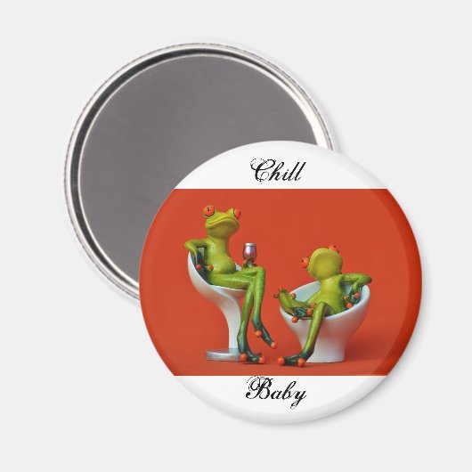 Chill baby magneet (Voorkant / Achterkant)
