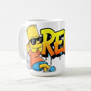 Chill Bart Relax Graffiti Urban Style Grafische T- Koffiemok