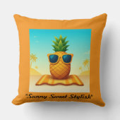 "Chill Beach Escape" Kussen (Voorkant)