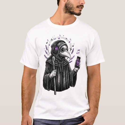 Chill Beats to Survive the Plague To T-shirt (Voorkant)