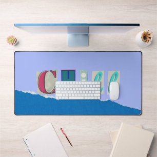 Chill Blue Collage Bureaumat