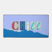 Chill Blue Collage Bureaumat (Voorkant)