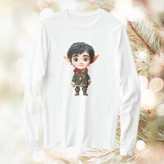 Chill Boy Christmas Elf Mannen T-shirt