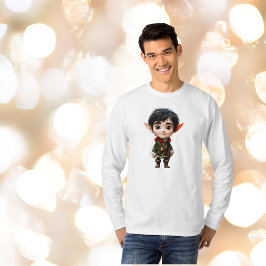 Chill Boy Christmas Elf Mannen T-shirt