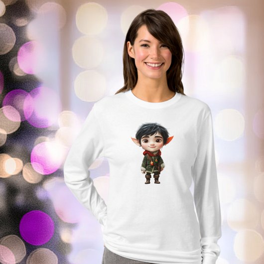 Chill Boy Christmas Elf Vrouwen T-shirt