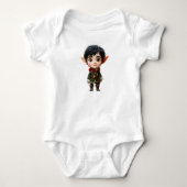 Chill Boy Kerst Elf Baby Bodypakje Romper (Voorkant)