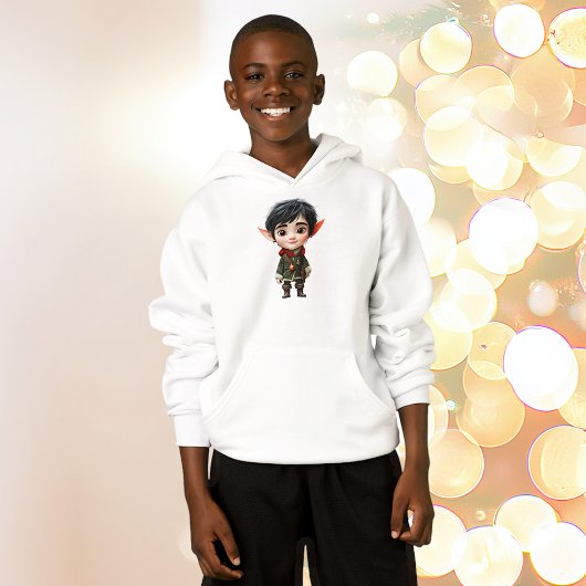 Chill Boy Kerst Elf Boy's Hoodie
