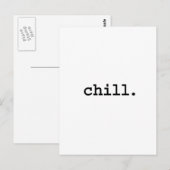 chill. briefkaart (Voorkant / Achterkant)