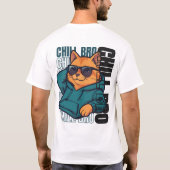 Chill Bro Cat T-shirt (Achterkant)
