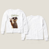Chill Bro – Grappige Luiaard Hoodie (Voorkant /achterkant)