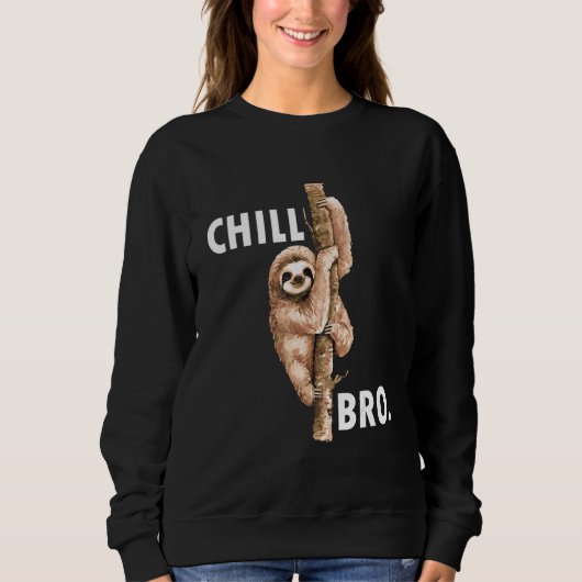 Chill Bro Hipster Relax Con Boys & Girls Trui (Voorkant)