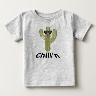 Chill Cactus Design - Baby Fine Jersey T-Shirt