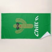Chill Cactus Design - Beach Towel Strandlaken (Voorkant)