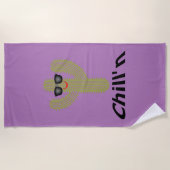 Chill Cactus Design - Beach Towel Strandlaken (Voorkant)