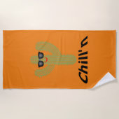 Chill Cactus Design - Beach Towel Strandlaken (Voorkant)