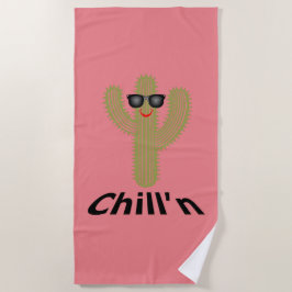 Chill Cactus Design - Beach Towel Strandlaken