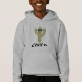 Chill Cactus Design - Kinderen Pullover Hoodie (Voorkant)