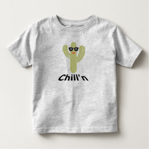 Chill Cactus Design - Toddler Fine Jersey T-Shir Kinder Shirts
