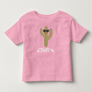 Chill Cactus Design - Toddler Fine Jersey T-Shir Kinder Shirts