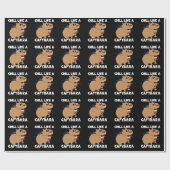 Chill Capybara Cute Animal Lover Cadeaupapier (Vlak)