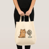 Chill Cat beroemd gemaakt door The Fan - Schattige Tote Bag (Voorkant (product))