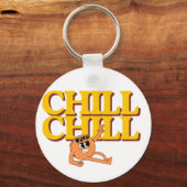 Chill Chill Retro Cartoon Karakter Sleutelhanger (Voorkant)