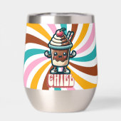 Chill Chocolade Milkshake Pun (Achterkant)