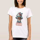Chill Chocolade Milkshake Pun T-shirt (Voorkant)