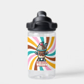 Chill Chocolade Milkshake Pun Waterfles (Achterkant)
