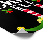 Chill Christmas Elf Matching Pajama X-mas Party  Poster (Hoek)