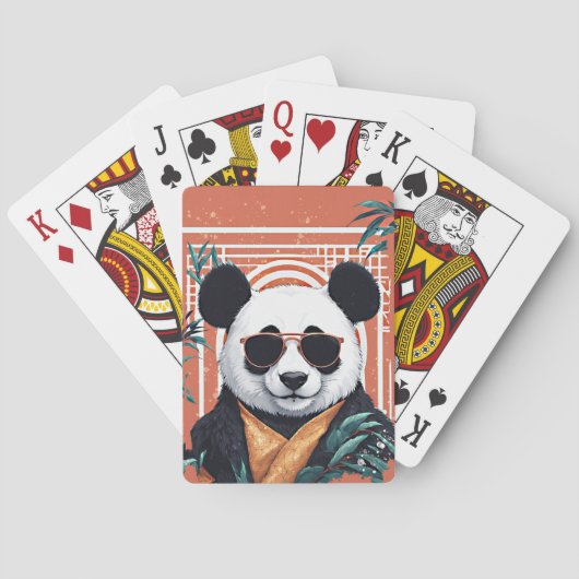 Chill Cool Kung Fu Panda Pokerkaarten (Achterkant)
